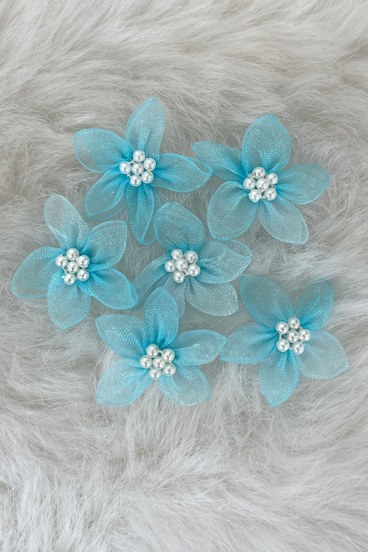 Variety of Fabric Organza Flowers (Single or Packs)