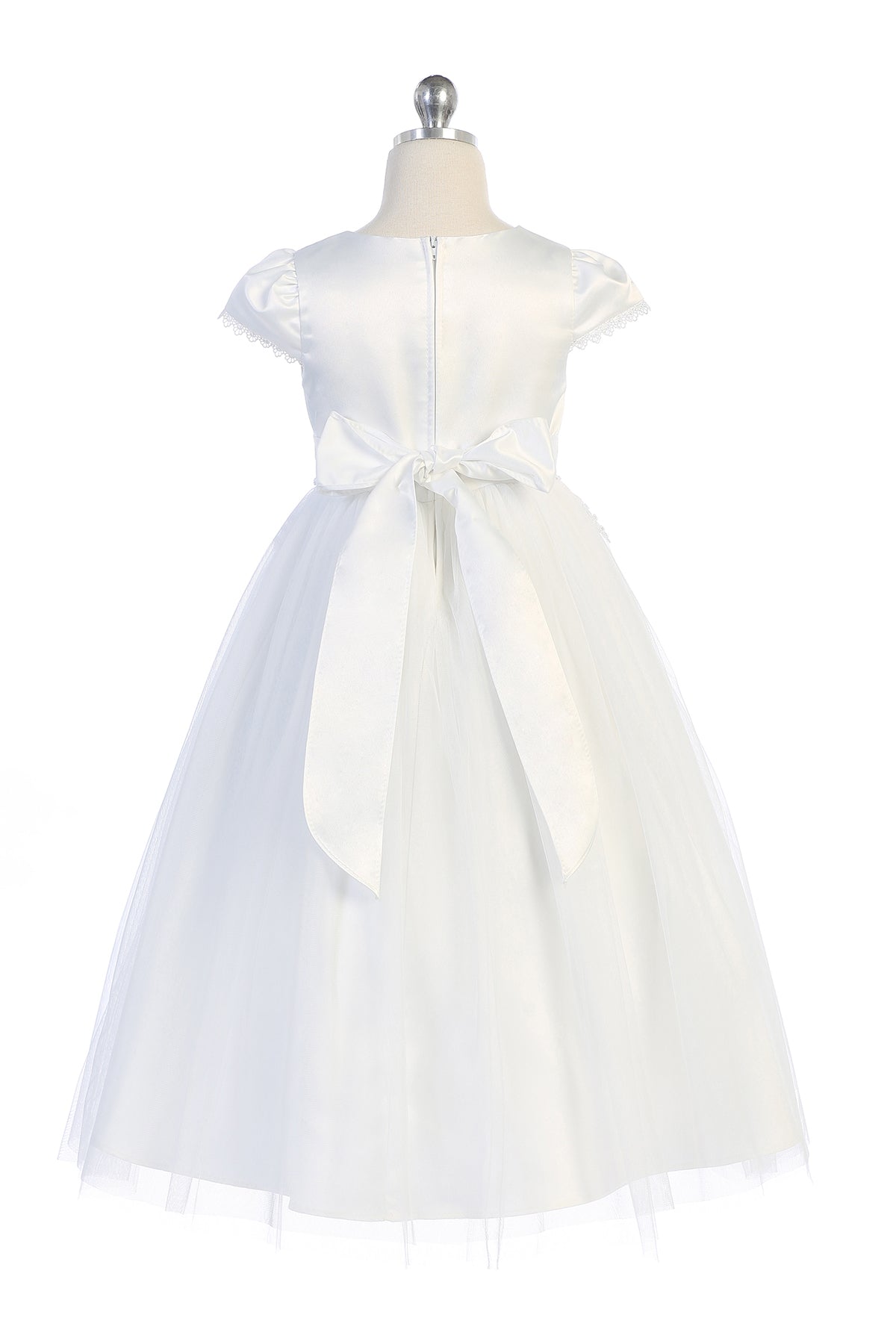 *RESTOCKED* 460 Chandelier Trim Communion Girls Dress