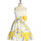 536B- Ruffle Floral Cotton Dress