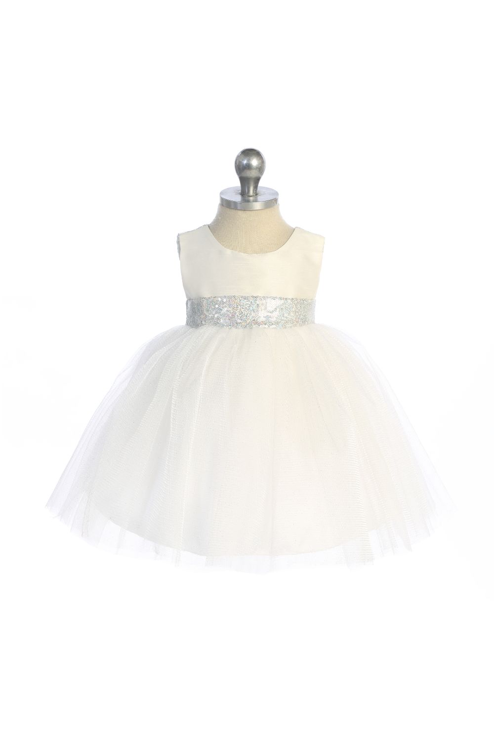 silver infant dress Stunning Silver Infant Flower Girl, Holiday, Party Dress, Crayon Kids USA