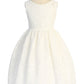 526 All Lace Girls Dress with V Back & Bow and Plus Sizes