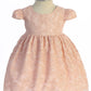 532 All Lace Baby Dress with V Back & Bow