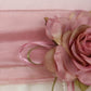 160B Dusty Rose Top Satin Flower Petal Girls Dress