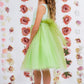 414 Lace Illusion Girls Dress (Sale Colors)