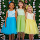 414 Lace Illusion Girls Dress (Sale Colors)