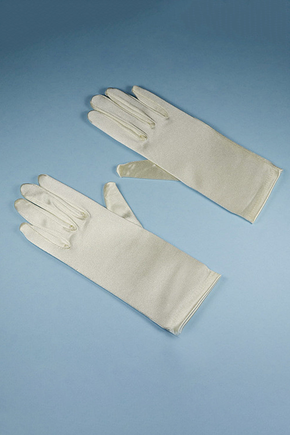GLV001 Satin Wrist-Length Gloves for Children (Pack of 6)