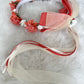 HB007 Faux Flower Crown with Bow