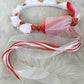 HB007 Faux Flower Crown with Bow