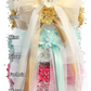 HB008 Flower Crown with Gems & Ribbons