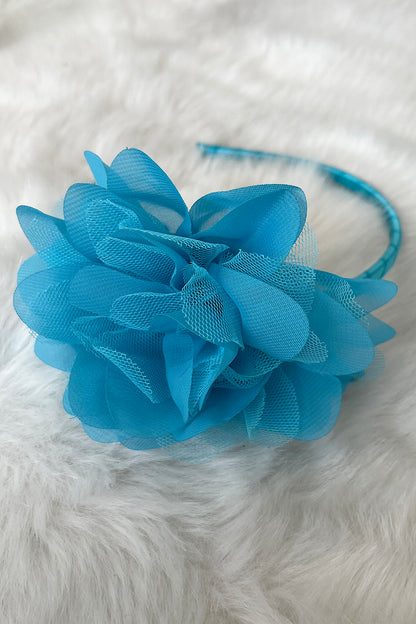 HB012 Large Mesh Flower Headband