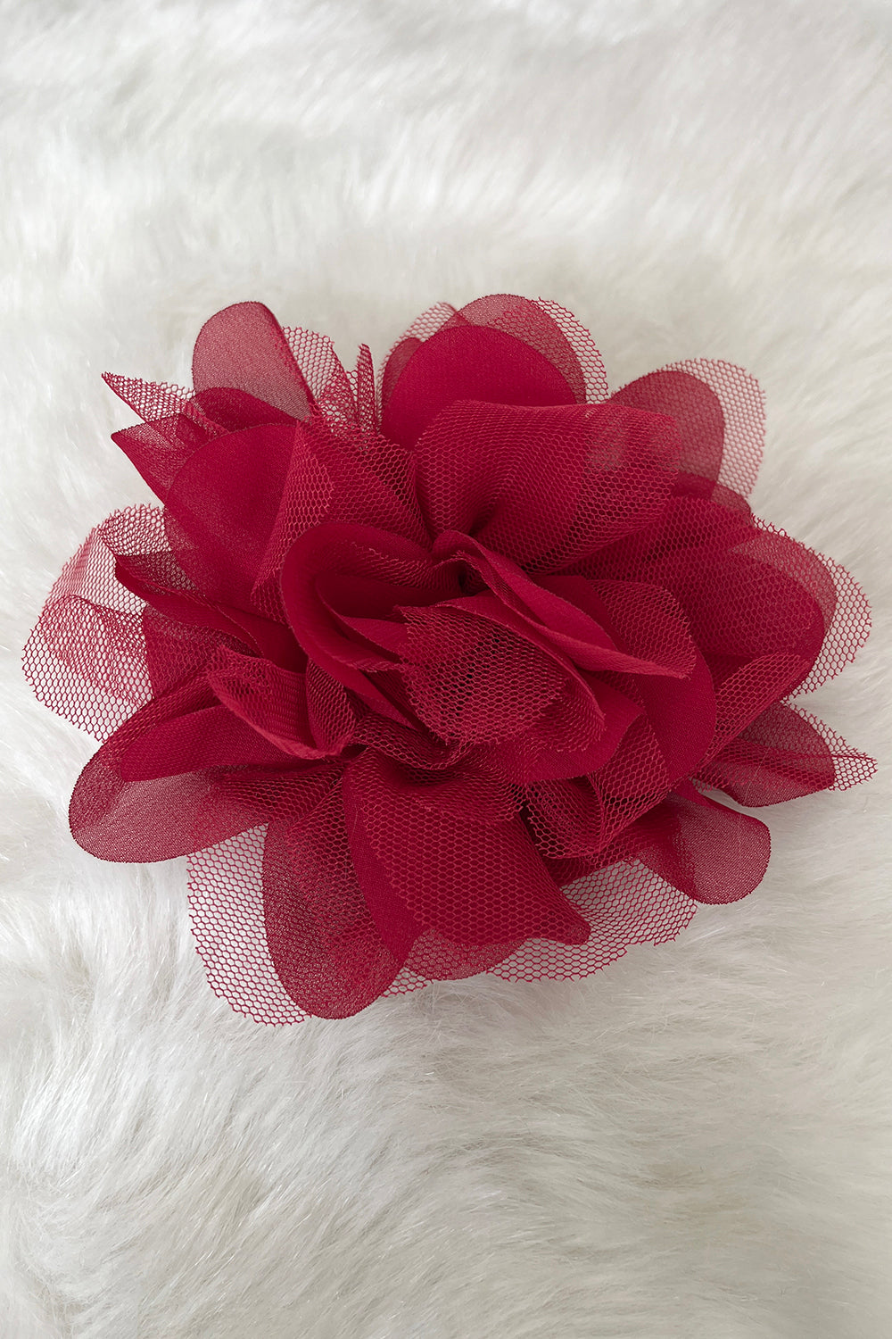 Variety of Fabric Mesh Flowers (Single or Packs)