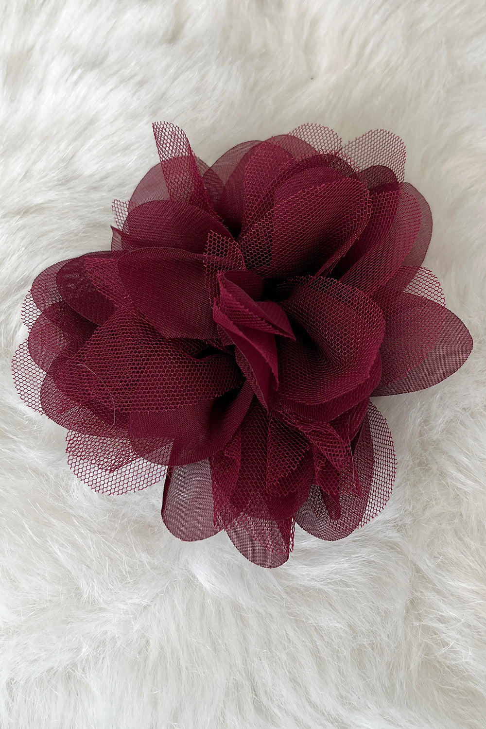 Variety of Fabric Mesh Flowers (Single or Packs)