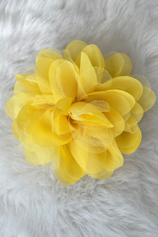 Variety of Fabric Mesh Flowers (Single or Packs)