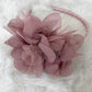 HB012 Large Mesh Flower Headband