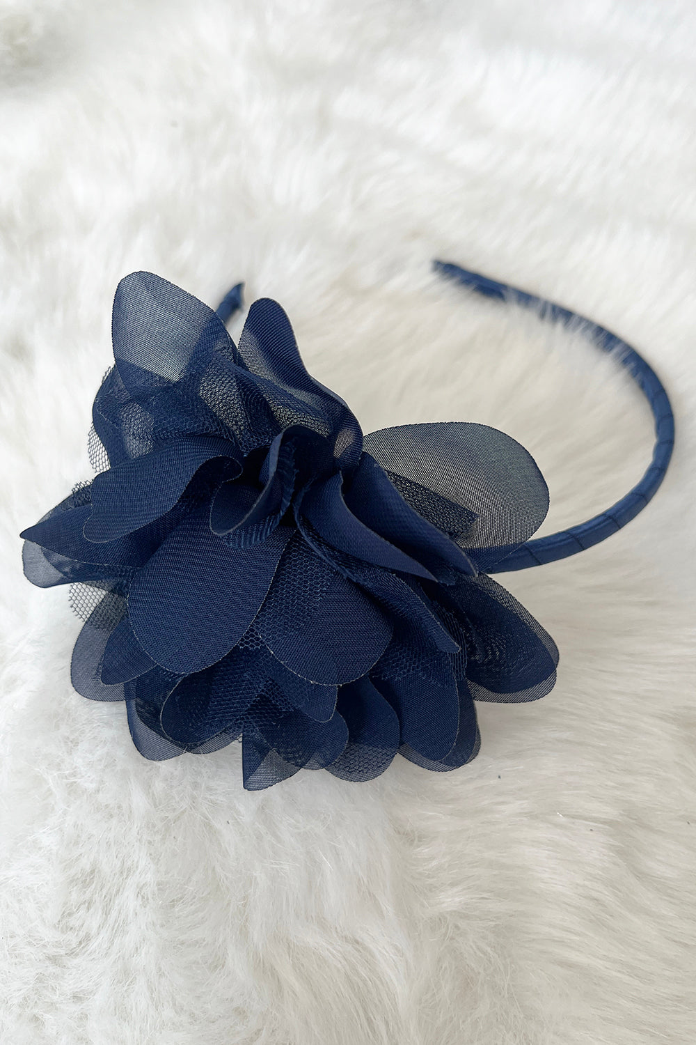 HB012 Large Mesh Flower Headband