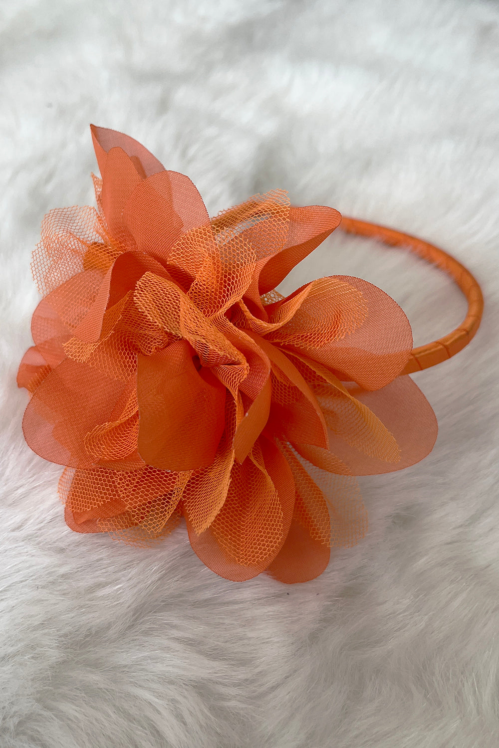 HB012 Large Mesh Flower Headband