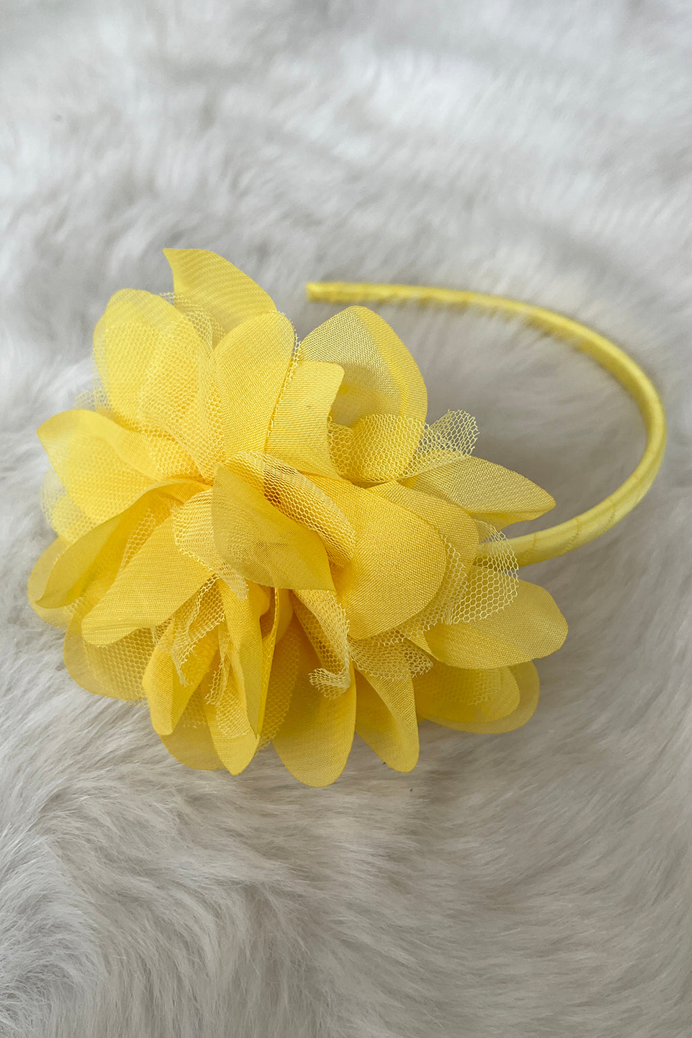 HB012 Large Mesh Flower Headband