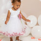 195C Sequin Top Petal Baby Dress