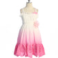536A Ruffle Ombre Cotton Plus Size Dress