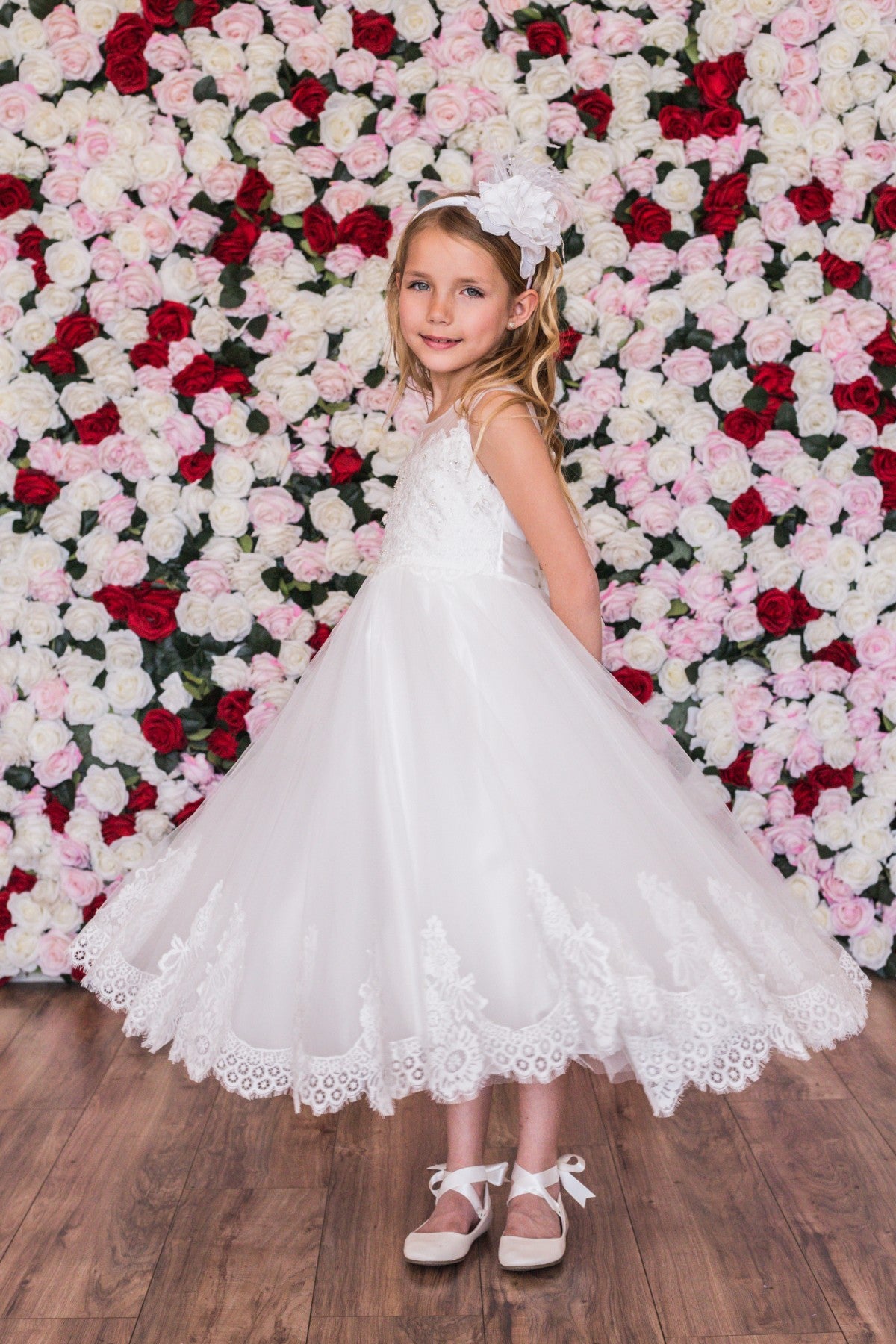 Plus size best sale flower girl dresses