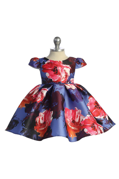546B Watercolor Mikado Baby Dress