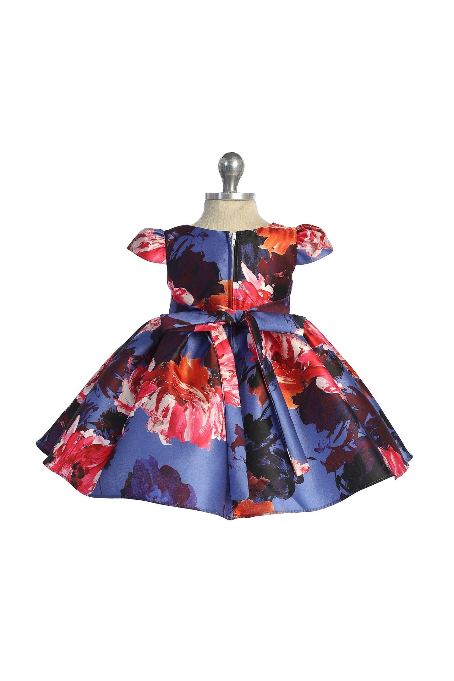 546B-Watercolor Mikado Baby Dress