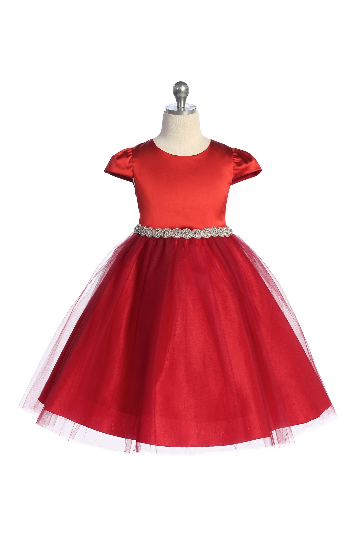 Girls Long Satin Off Shoulder Dress by Tiffany Princess 13618 – ABC Fashion