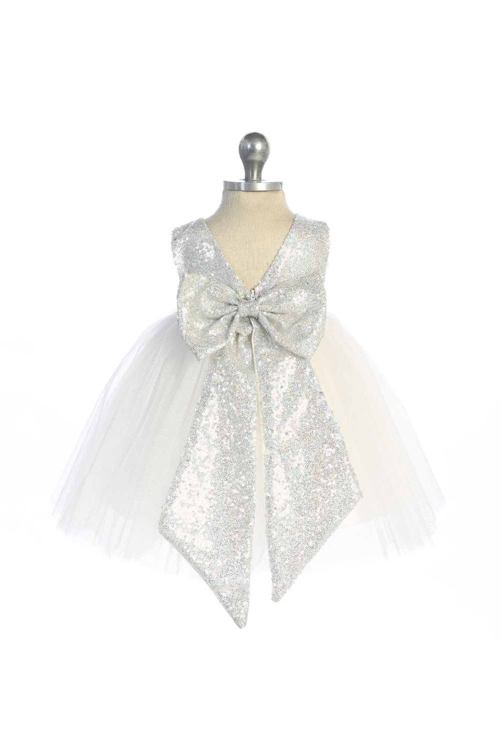 silver infant dress Silver Brocade Birthday Baby Dress, Wedding Guest, Flower Girl Dress, Prom Graduation Dance Gown, Photoshoot Princess Bridesmaid Outfit