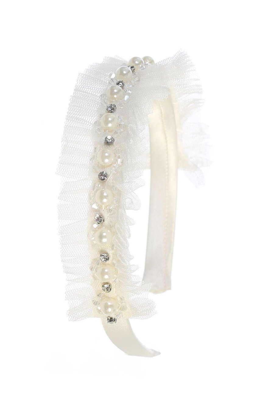 Accessories - Pearl Tulle Headband