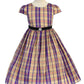 Dress - Classic Plaid Sleeve Plus Size Girl Dress