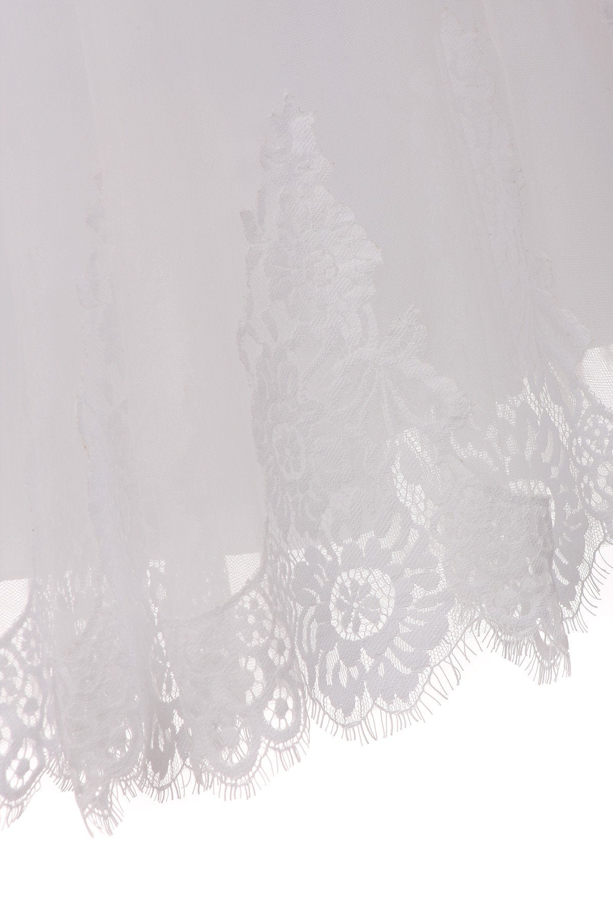 Dress - Lace AppliquÃ© Illusion Bateau Dress