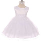 Dress - Lace & Beads Trim Baby Dress