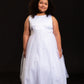 Dress - Lace Trim Long Tulle Plus Size Girl Dress