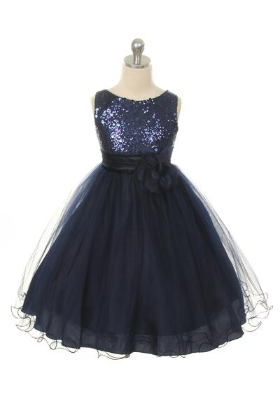 Dress - Sequin Girl Party Plus Size Girl Dress