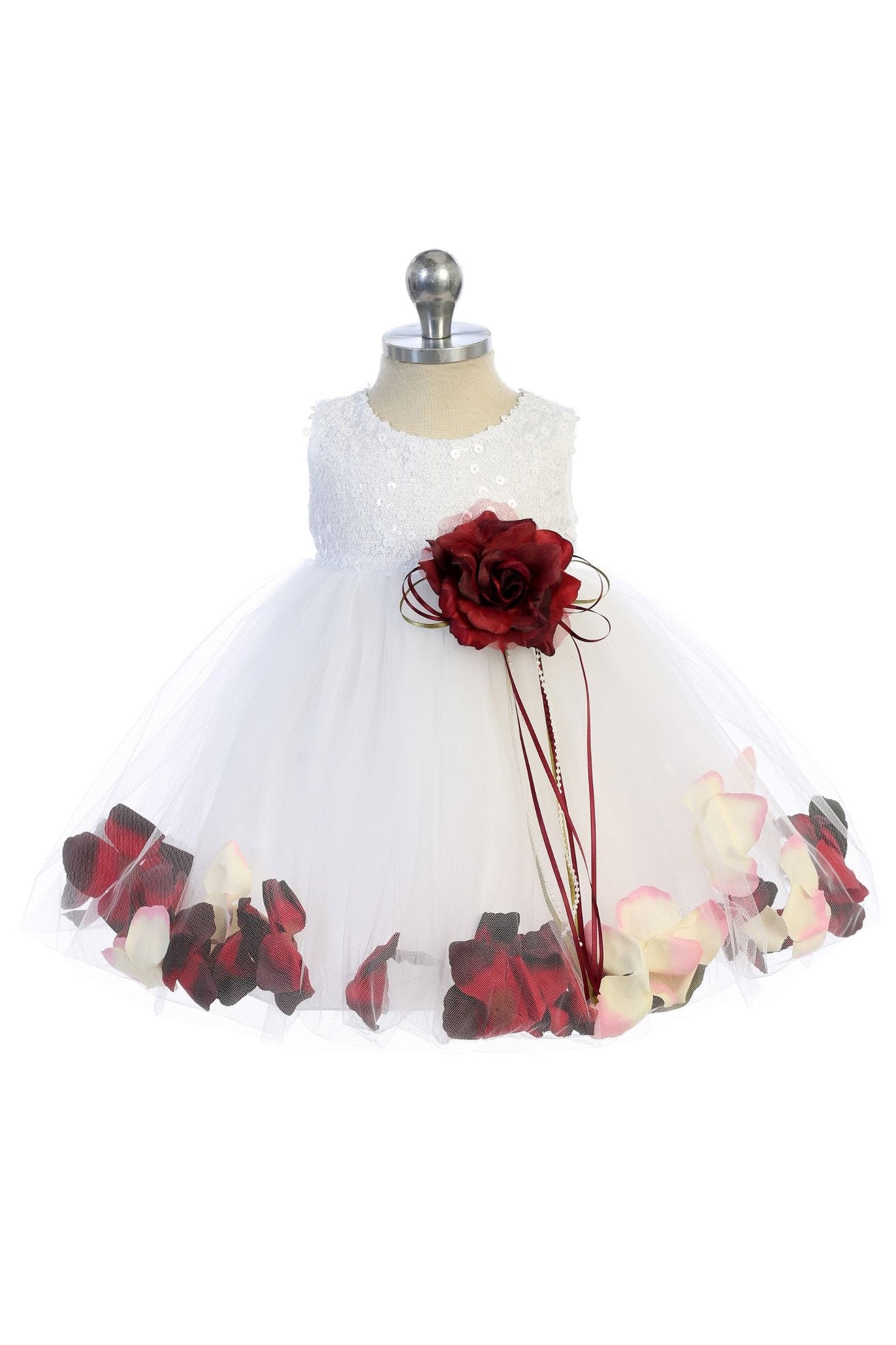 Dress - Sequin Top Petal Dress