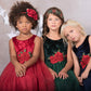 396 Velvet Rose Patch Girls Dress